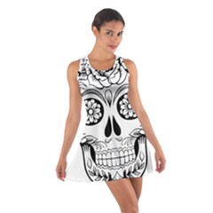 Sugar Skull Cotton Racerback Dress by StarvingArtisan