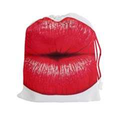 Oooooh Lips Drawstring Pouches (xxl) by StarvingArtisan