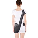 Music Note  Short Sleeve Bodycon Dress View2