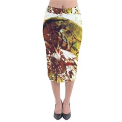 Doves Matchmaking 3 Velvet Midi Pencil Skirt by bestdesignintheworld