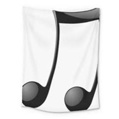 Music Note Medium Tapestry by StarvingArtisan