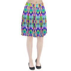 Artwork By Patrick-colorful-35 Pleated Skirt by ArtworkByPatrick