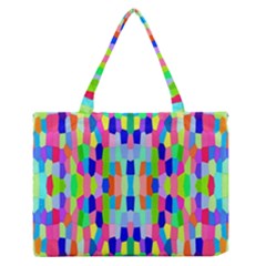 Artwork By Patrick-colorful-35 Zipper Medium Tote Bag by ArtworkByPatrick