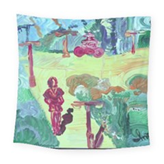 Trail 1 Square Tapestry (large) by bestdesignintheworld