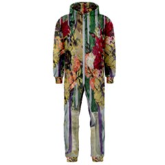 Sunflowers And Lamp Hooded Jumpsuit (men) 