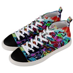 Still Life With Two Lamps Men s Mid-top Canvas Sneakers by bestdesignintheworld