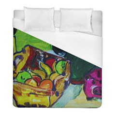 Still Life With A Pigy Bank Duvet Cover (full/ Double Size) by bestdesignintheworld