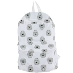 Angry Theater Mask Pattern Foldable Lightweight Backpack by dflcprints