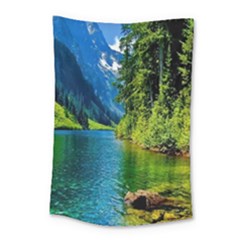 Beautiful Nature Lake Small Tapestry by Modern2018