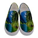 Beautiful Nature Lake Women s Canvas Slip Ons View1