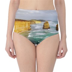 Coastal Landscape Classic High-waist Bikini Bottoms by Modern2018