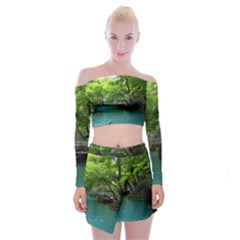 Backgrounds List Of Lake Background Beautiful Waterfalls Nature Off Shoulder Top With Mini Skirt Set by Modern2018