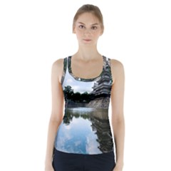 Beautiful Pagoda On Lake Nature Wallpaper Racer Back Sports Top by Modern2018