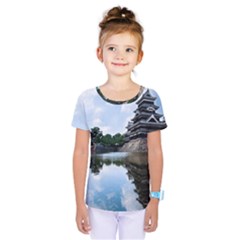 Beautiful Pagoda On Lake Nature Wallpaper Kids  One Piece Tee