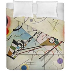 Composition 8 - Vasily Kandinsky Duvet Cover Double Side (california King Size) by Valentinaart