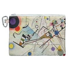 Composition 8 - Vasily Kandinsky Canvas Cosmetic Bag (xl) by Valentinaart