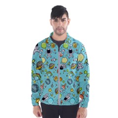 Space Pattern Wind Breaker (Men)