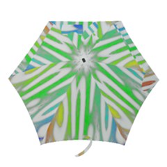 Genius Funny Typography Bright Rainbow Colors Mini Folding Umbrellas by yoursparklingshop