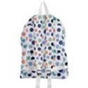 Dotted Pattern Background Blue Foldable Lightweight Backpack View2