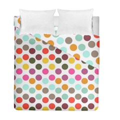 Dotted Pattern Background Duvet Cover Double Side (full/ Double Size) by Modern2018