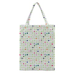 Dotted Pattern Background Full Colour Classic Tote Bag by Modern2018