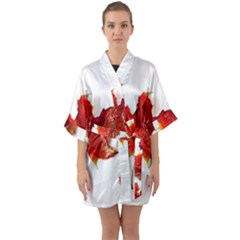 Innovative Quarter Sleeve Kimono Robe by GlobidaDesigns