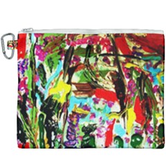 No Warrant For Blossoming Corner Canvas Cosmetic Bag (xxxl) by bestdesignintheworld