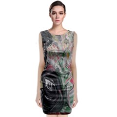 Lady With Lillies Classic Sleeveless Midi Dress by bestdesignintheworld