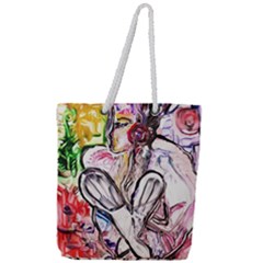 Every Girl Has A Dream Full Print Rope Handle Tote (large)