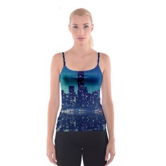 Skyscrapers City Skyscraper Zirkel Spaghetti Strap Top