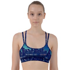 Skyscrapers City Skyscraper Zirkel Line Them Up Sports Bra by Simbadda