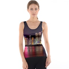 Building Skyline City Cityscape Tank Top by Simbadda