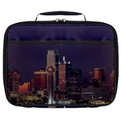 Dallas Texas Skyline Dusk Usa Full Print Lunch Bag