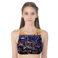 New York Skyline Architecture Nyc Tank Bikini Top by Simbadda