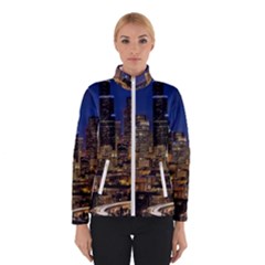 Skyline Downtown Seattle Cityscape Winterwear by Simbadda