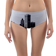 Architecture City Skyscraper Reversible Mid-waist Bikini Bottoms by Simbadda