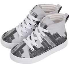 Architecture City Skyscraper Kid s Hi-top Skate Sneakers by Simbadda