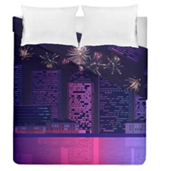 Architecture Home Skyscraper Duvet Cover Double Side (queen Size) by Simbadda