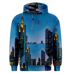 Frankfurt Germany Panorama City Men s Pullover Hoodie by Simbadda