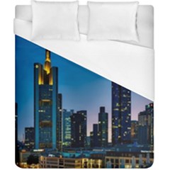 Frankfurt Germany Panorama City Duvet Cover (california King Size) by Simbadda