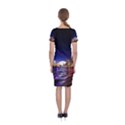 Toronto City Cn Tower Skydome Classic Short Sleeve Midi Dress View2