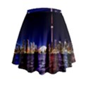 Toronto City Cn Tower Skydome Mini Flare Skirt View2