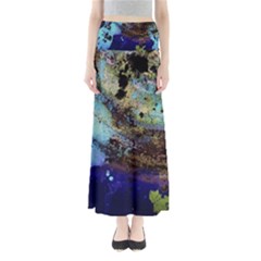 Blue Options 3 Full Length Maxi Skirt