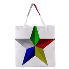 Druze Star Grocery Tote Bag by abbeyz71