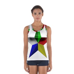 Druze Star Sport Tank Top  by abbeyz71