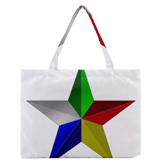 Druze Star Zipper Medium Tote Bag by abbeyz71