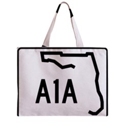 Florida State Road A1a Zipper Mini Tote Bag by abbeyz71