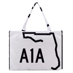 Florida State Road A1a Zipper Medium Tote Bag by abbeyz71