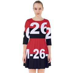 The 26th Of July Movement Flag Smock Dress by abbeyz71