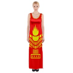 Aramean Syriac Flag Maxi Thigh Split Dress by abbeyz71